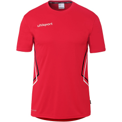 uhlsport Equipe 29 Poly T-Shirt rot/weiß/schwarz S