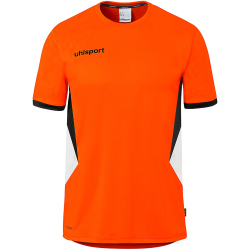 uhlsport Equipe 29 T-Shirt fluo orange/weiß/schwarz S