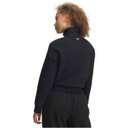 UNDER ARMOUR Rival Fleece Script 1/2-Zip Hoodie Damen