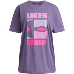 UNDER ARMOUR Block Logo Overize T-Shirt Mädchen