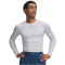UNDER ARMOUR HeatGear Elite langarm Kompressionsshirt Herren 100 - white/reflective S