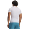 UNDER ARMOUR HeatGear Elite kurzarm Kompressionsshirt Herren 100 - white/reflective S