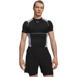 UNDER ARMOUR HeatGear Elite kurzarm Kompressionsshirt Herren 008 - ultimate black/steel/reflective S