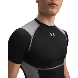 UNDER ARMOUR HeatGear Elite kurzarm Kompressionsshirt Herren 008 - ultimate black/steel/reflective S