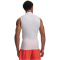 UNDER ARMOUR HeatGear Elite Mock Kompressions-Tanktop Herren 100 - white/reflective XS