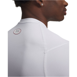 UNDER ARMOUR HeatGear Elite Fitted Trainingsshirt Herren 100 - white/reflective S
