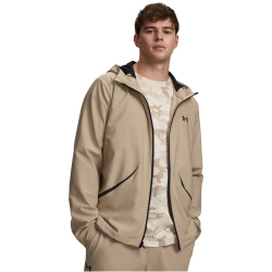 UNDER ARMOUR Unstoppable Woven Trainingsjacke Herren 299 - city khaki/black XXL