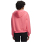 UNDER ARMOUR Icon Fleece 1/2-Zip Hoodie Damen 600 - bittersweet pink/bittersweet pink XS