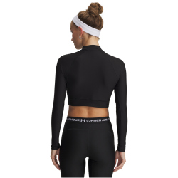 UNDER ARMOUR HeatGear Cropped Mock langarm Funktionsshirt...