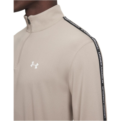 UNDER ARMOUR Tech Taping 1/2-Zip Trainingsshirt Herren 203 - timberwolf taupe/black/white M