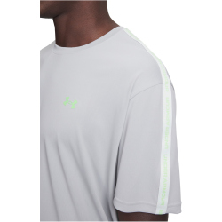 UNDER ARMOUR Tech Taping Trainingsshirt Herren 011 - mod gray/white/lumos lime M