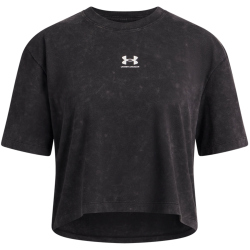 UNDER ARMOUR Rival Wash T-Shirt Mädchen 001 - black/white XL (160-170 cm)