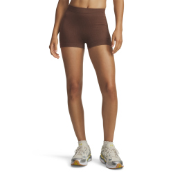UNDER ARMOUR Seamless Cotton Shorty Damen 230 - incense brown/kona brown S