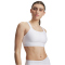 UNDER ARMOUR HeatGear Crossback High-Support Sport-BH Damen 100 - white/halo gray XS
