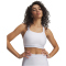 UNDER ARMOUR HeatGear Crossback High-Support Sport-BH Damen 100 - white/halo gray XS