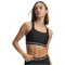 UNDER ARMOUR HeatGear Crossback High-Support Sport-BH Damen 008 - ultimate black/white XS