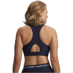 UNDER ARMOUR HeatGear Mid-Support Sport-BH Damen 410 - midnight navy/white XS