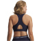 UNDER ARMOUR HeatGear Mid-Support Sport-BH Damen 410 - midnight navy/white XS