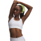 UNDER ARMOUR HeatGear Mid-Support Sport-BH Damen 100 - white/halo gray XS