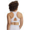 UNDER ARMOUR HeatGear Mid-Support Sport-BH Damen 100 - white/halo gray XS
