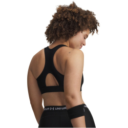 UNDER ARMOUR HeatGear Mid-Support Sport-BH Damen 008 - ultimate black/white S