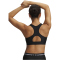 UNDER ARMOUR HeatGear Mid-Support Sport-BH Damen 008 - ultimate black/white S
