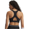 UNDER ARMOUR HeatGear Mid-Support Sport-BH Damen 008 - ultimate black/white S