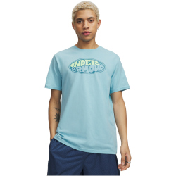 UNDER ARMOUR Oval Wordmark T-Shirt Herren 425 - blue...