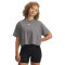 UNDER ARMOUR Rival Boxy Wash T-Shirt Damen 709 - clay green/white L