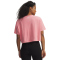 UNDER ARMOUR Rival Boxy Wash T-Shirt Damen 600 - bittersweet pink/white M
