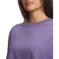 UNDER ARMOUR Rival Boxy T-Shirt Damen 520 - purple...