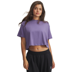 UNDER ARMOUR Rival Boxy T-Shirt Damen 520 - purple luxe/purple luxe XL