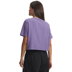 UNDER ARMOUR Rival Boxy T-Shirt Damen 520 - purple luxe/purple luxe XL
