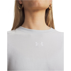 UNDER ARMOUR Rival Boxy T-Shirt Damen 023 - distant gray...