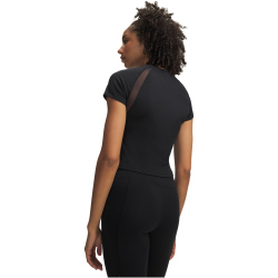 UNDER ARMOUR Motion Mesh T-Shirt Damen 001 - black/jet...