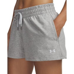 UNDER ARMOUR Sport Terry Shorts Damen 011 - mod gray light heather/white XS