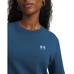 UNDER ARMOUR Sport Terry Crew Neck Sweatshirt Damen 498 - wham blue/white S