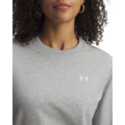 UNDER ARMOUR Sport Terry Crew Neck Sweatshirt Damen 011 - mod gray light heather/white XS