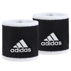 2er Pack adidas Schweißbänder schwarz/weiß