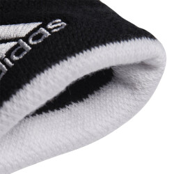 2er Pack adidas Schweißbänder schwarz/weiß