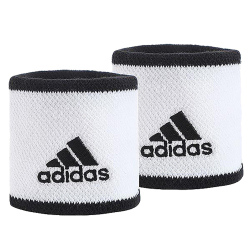 2er Pack adidas Schweißbänder weiß/schwarz