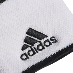 2er Pack adidas Schweißbänder weiß/schwarz