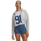 UNDER ARMOUR Icon Fleece Nov Kapuzenjacke Damen 011 - mod gray light heather/white XS