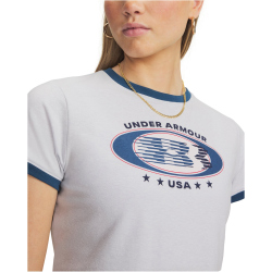 UNDER ARMOUR Ringer Grx T-Shirt Damen 014 - halo gray...