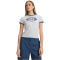 UNDER ARMOUR Ringer Grx T-Shirt Damen 014 - halo gray light heather/wham blue XS
