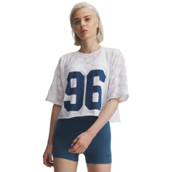UNDER ARMOUR Burnout 96 T-Shirt Damen 100 - white/wham...