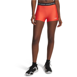 UNDER ARMOUR HeatGear Shorty Damen 690 - venom red/white XS