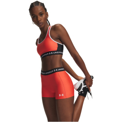 UNDER ARMOUR HeatGear Shorty Damen 690 - venom red/white XS