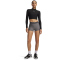 UNDER ARMOUR HeatGear Shorty Damen 019 - charcoal light heather/black XS