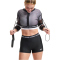 UNDER ARMOUR HeatGear Shorty Damen 008 - ultimate black/white XS